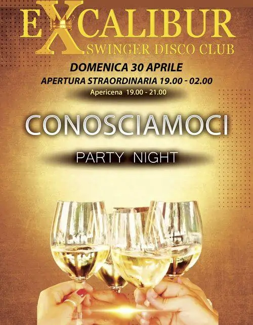 Swinger club prive evento Party Night CONOSCIAMOCI