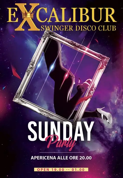 Swinger club prive evento Sunday Party