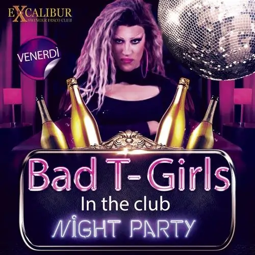 Swinger club prive evento Bad T-Girl In The Club