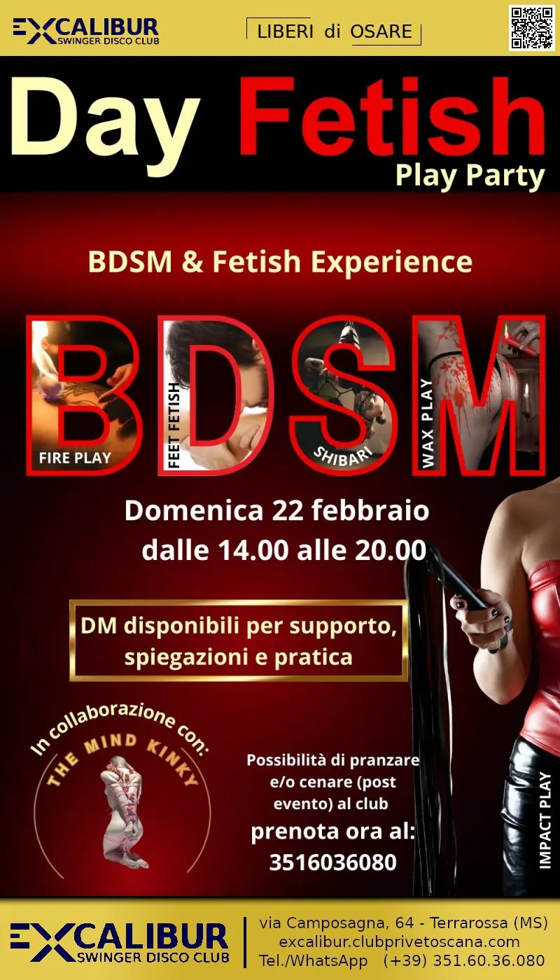 Swinger club prive evento Day Fetish