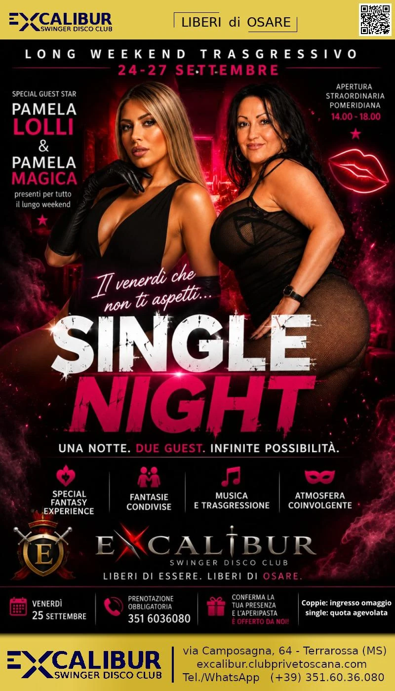 Evento all'EXCALIBUR Club Privé