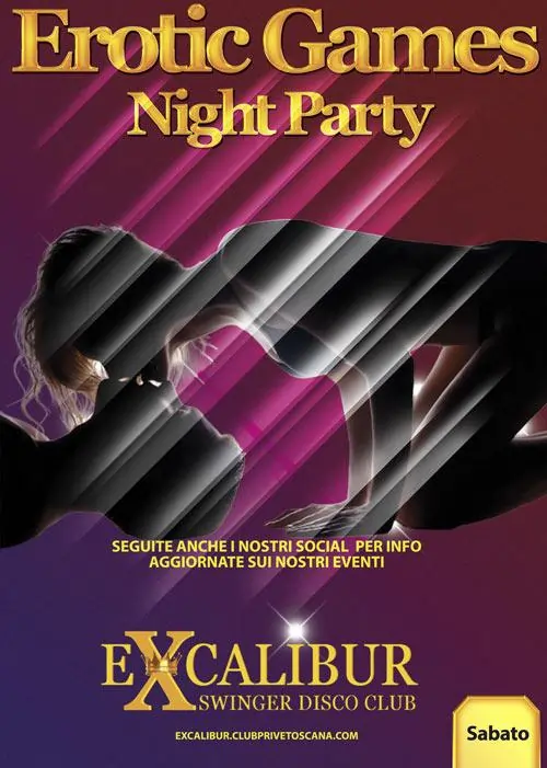 Swinger club prive evento Erotic Games Party Night