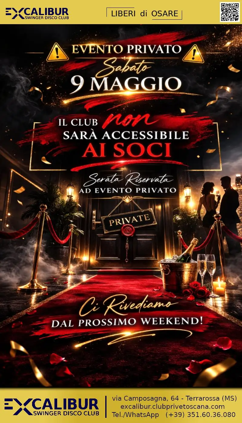 Event at EXCALIBUR Swinger Club Privé