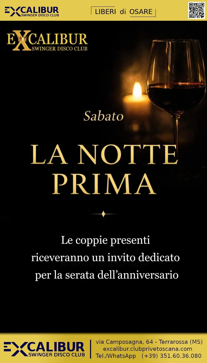 Evento all'EXCALIBUR Club Privé