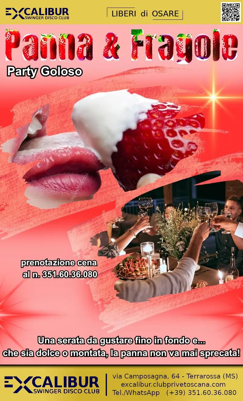 Swinger club prive evento Panna & Fragole