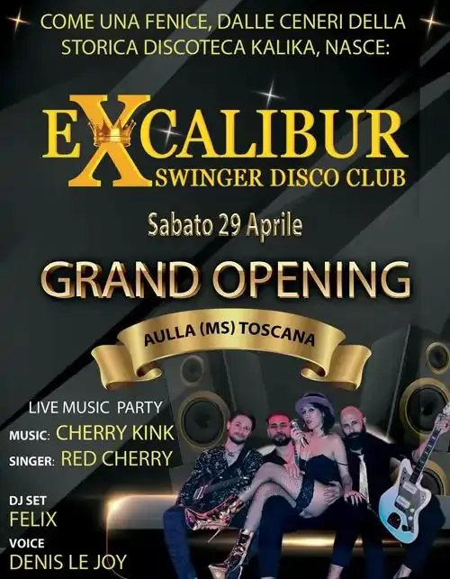 Événement au EXCALIBUR Swinger Club Privé