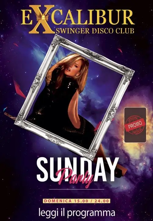 Swinger club prive evento Sunday Party Day